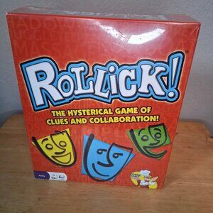 Rollick! The Hysterical Game of Clues & Collaboration Board Game Complete NEW!